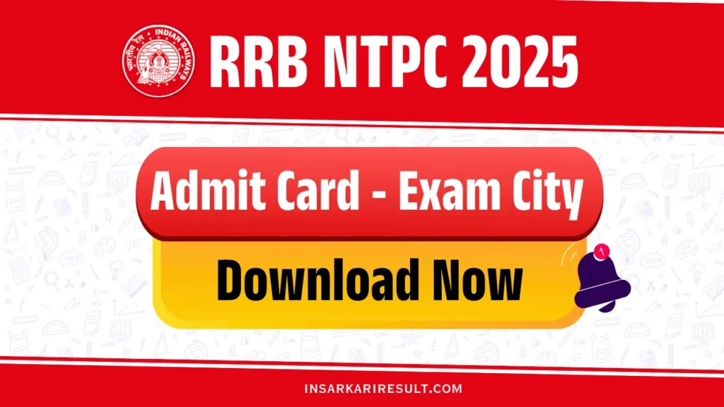 RRB NTPC Admit Card
