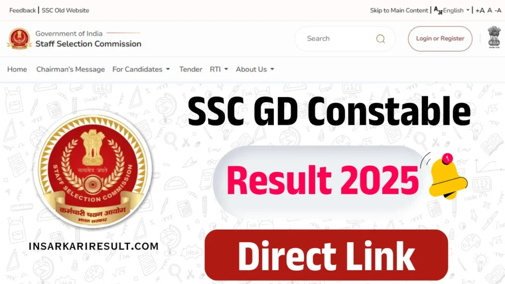 SSC GD Result